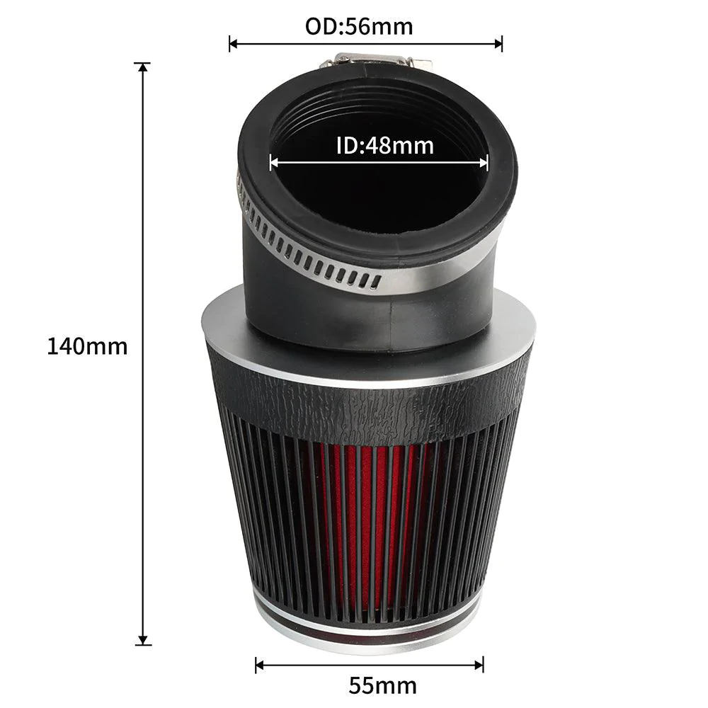 High Air Flow Clip Angle Cone Air Filter - Image 4